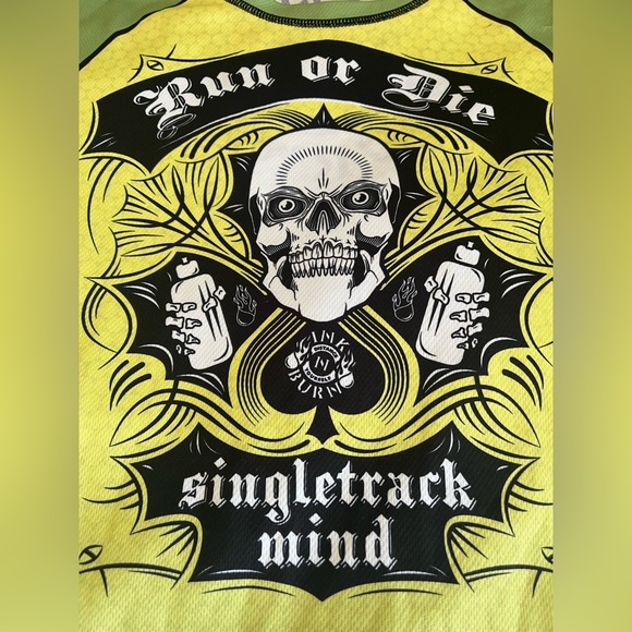 INKnBURN Run or Die tech shirt Classic Original design. Rare - Picture 3 of 14